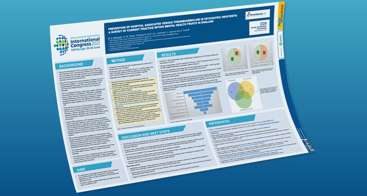 Poster presented at the Royal College of Psychiatrists International Congress June 2022