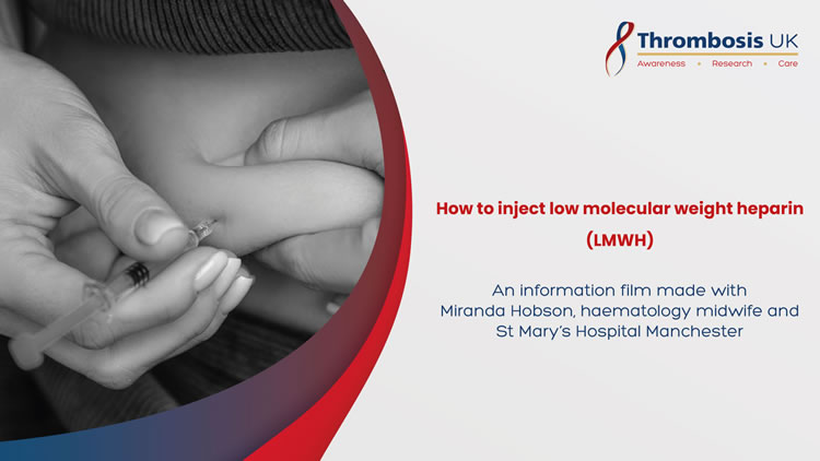 How to inject low molecular weight heparin (LMWH)